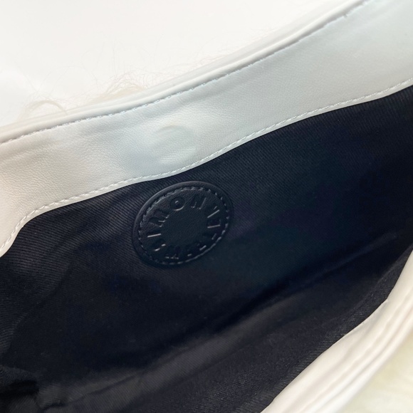 Simon Miller Mini Sasi Faux Fur Shoulder Bag / Purse in Ivory NWT - Picture 6 of 7